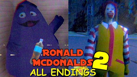 Ronald Mcdonalds 2 Full Game And All 4 Endings Gameplay Youtube