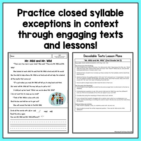 Decodable Readers Closed Syllable Exceptions Second Grade Set 2 Learning At The Primary Pond