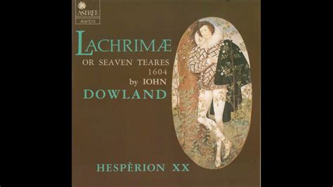 John Dowland Lachrimae Or Seaven Teares Jordi