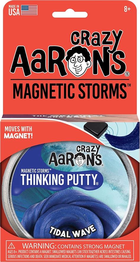 Crazy Aarons Thinking Putty Magnetic Storms Tidal Wave Bright Star Toys