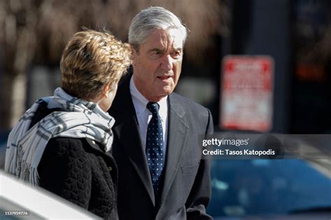 Ann Mueller And Special Counsel Robert Mueller Walk On March 24 2019