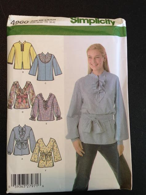 Amazon Simplicity Sewing Pattern Misses Tunic With Front