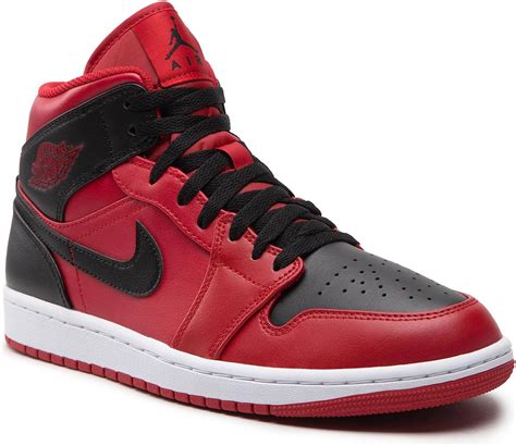 Buty Nike Air Jordan Mid Gym Red Black White Ceny I