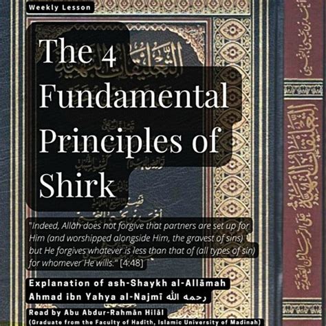 Stream The 4 Fundamental Principles Of Shirk Lesson 1 09012022 By