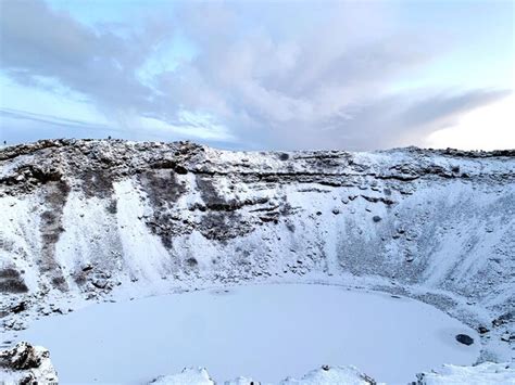 Premium Photo | Kerid volcano crater iceland