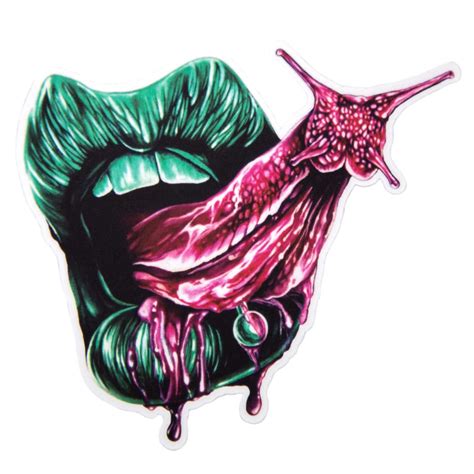 Slug Tongue Sticker | VanTsa