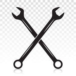 Spanner Wrench Combination Line Art Icon Vector Image On VectorStock