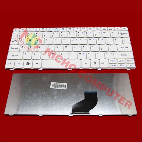 Jual KEYBOARD ACER ASPIRE ONE 532 D260 D270 WHITE Shopee Indonesia