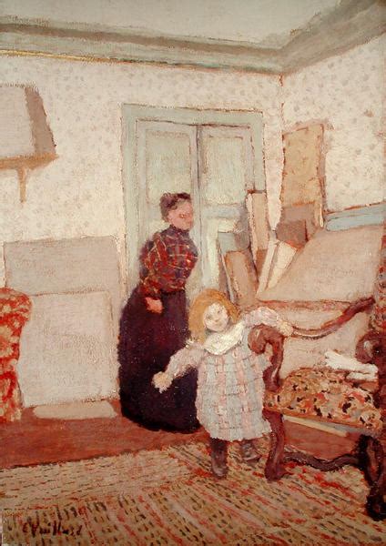 The First Steps Oil On Canvas Edouard Vuillard En Reproduction