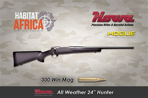 Howa 24 Inch Black All Weather 300 Win Mag Hunter