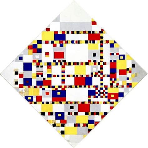 Victory Boogie-Woogie, 1944 by Piet Mondrian