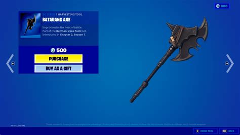 HOW TO GET NEW BATMAN BATARANG AXE PICKAXE IN FORTNITE!, 51% OFF