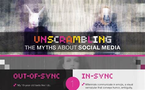 Unscrambling The Myths About Social Media Infographic Visualistan