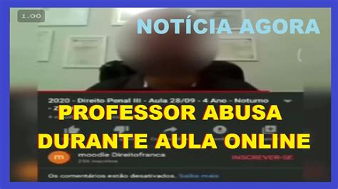 Professor Pede Para Aluna Abrir A C Mera Ap S Saber Que Ela Estava Sem