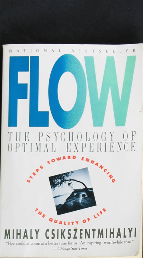 Flow The Psychology Of Optimal Experience By Mihaly Csikszentmihalyi