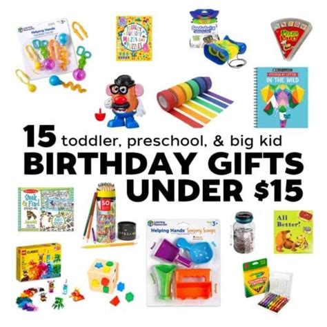 15 Birthday Gift Ideas for Kids; Under $15 - Days With Grey