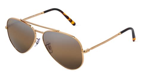 Ray Ban Rb 3625 New Aviator In Gold Braun Online Kaufen Fielmann