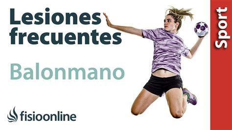 Lesiones M S Frecuentes En El Balonmano Fisioonline