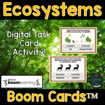 Ecosystems Task Cards Digital Boom Cards By The Science Duo Tpt