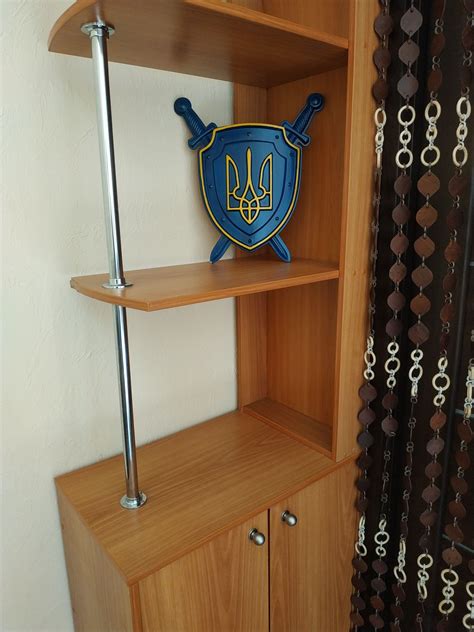 Герб України Символіка Пано Тризуб Дерев'яний подарунок Щит з мечами: 2 ...