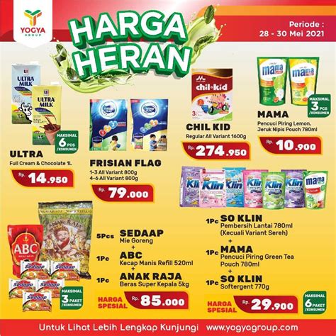 Katalog TOSERBA YOGYA WEEKEND Promo HARGA HERAN Periode 28 30 Mei 2021