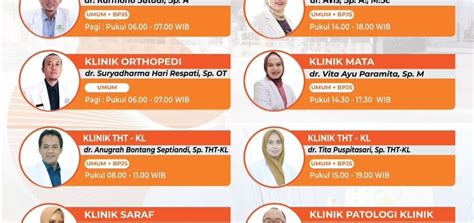 Jadwal Poliklinik Terbaru Rumah Sakit Umum Duta Mulya