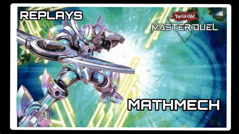 Mathmech Deck Replays Yu Gi Oh Master Duel YouTube