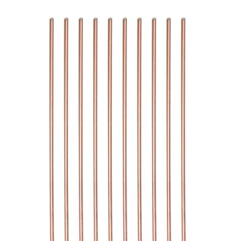 Uxcell Pcs Copper Brazing Rods X Round Phosphorus Copper