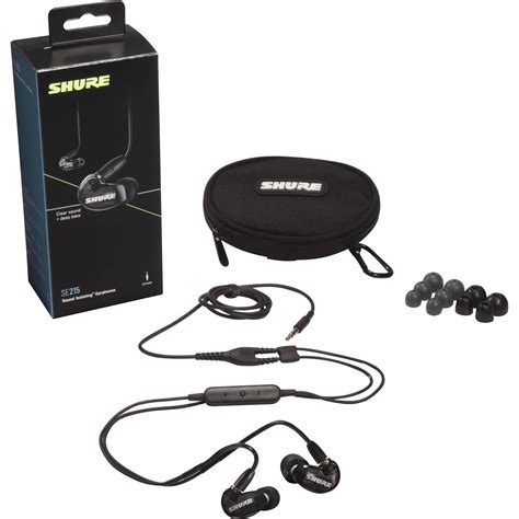 Shure Se215 Sound Isolating Earphones With 3 5mm Se215 K Uni Bandh