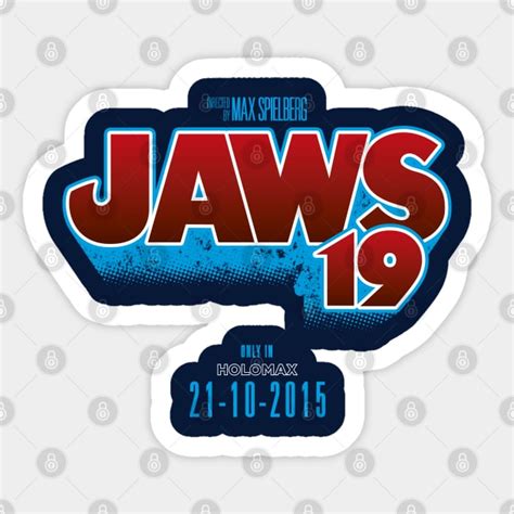 Jaws 19 Back To The Future Back To The Future Sticker Teepublic