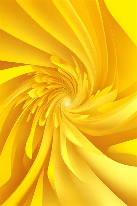 Yellow Waves Abstract Background Vertical Composition Stock