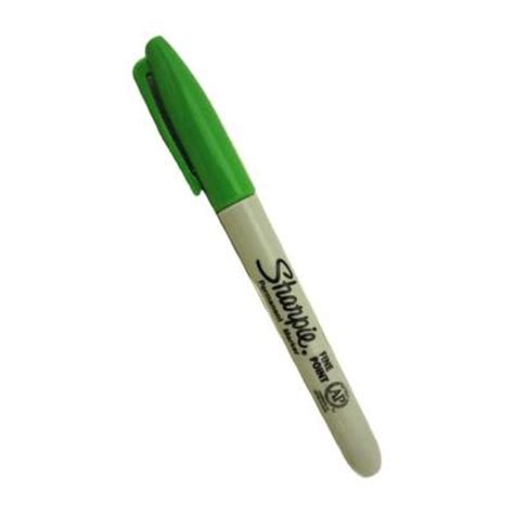 Marcador Permanente Sharpie Punto Fino Verde 1 Pza Walmart