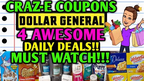 🤯new Glitches🤑4 Deals Must Watch🤯dollar General Couponing This Week 9