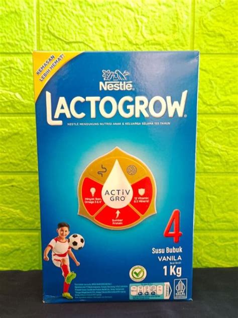 Nestle LACTOGROW 4 Vanila Susu Pertumbuhan Anak 3 5 Tahun Box 1Kg 1kilo