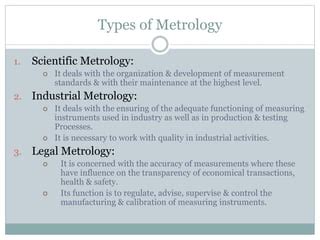 Metrology & measurement | PPT