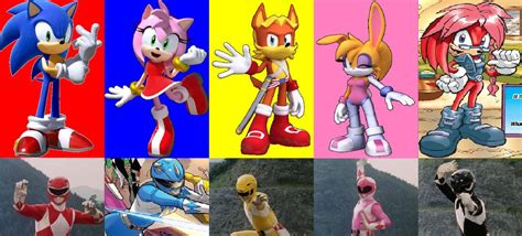 Mighty Morphin Sonic Rangers Once And Always By Rutgervdc On Deviantart