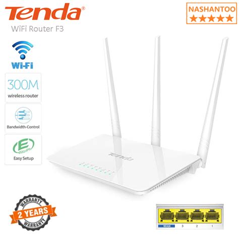 Tenda F3 300Mbps Wireless Router Easy Setup WiFi Router Home WiFi For