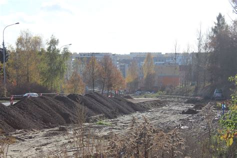 Budowa linii tramwajowej w ulicy Krasickiego między ulicami Wańkowicza