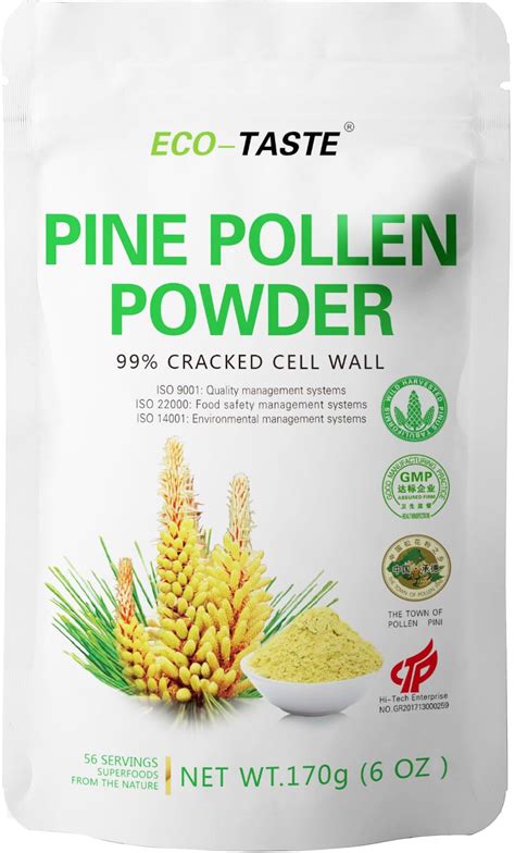 Amazon Eco Taste Pine Pollen Powder Ounce Wild Harvested