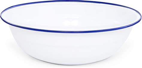 Amazon Luxshiny Enamel Basin 22cm Large Enamelware Mixing Bowl