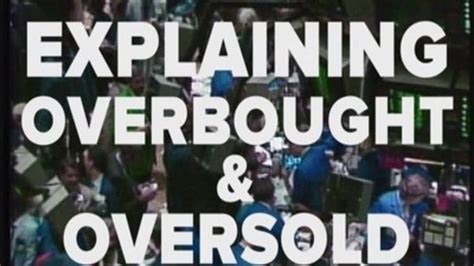 Explaining overbought vs. oversold