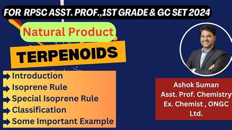 Rpsc Chemistry Natural Products Terpenoids Introduction