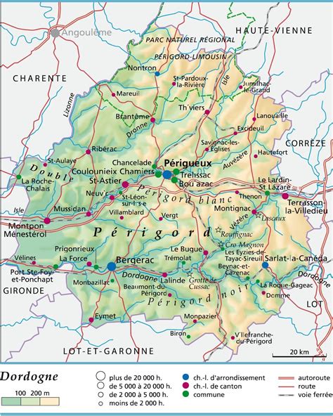 Dordogne Map