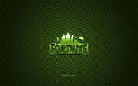 Download wallpapers Fortnite, popular game, Fortnite green logo, green ...