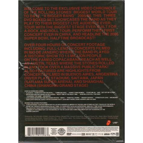 Rolling Stones The Biggest Bang Dvd Set