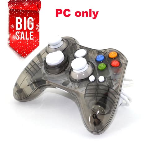 PC USB Led Wired Game LED Controller LED Light Vibration Joystick ...