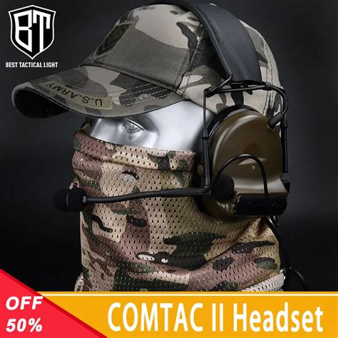 WADSN Tactical C2 COMTAC II Headset Communication Shooting Headphone