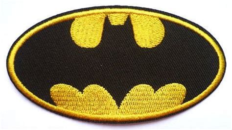 Batman Badge Fancy Dress Supafast Embroidered Patch Badge Iron Sew On 9