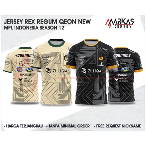 Jual Jersey Baju Kaos Rrq New Mpl Id Season Mobile Legends