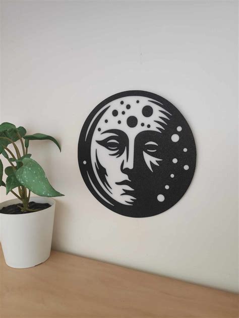 Stl File Wall Decor Moon 🌙 ・3d Printable Model To Download・cults